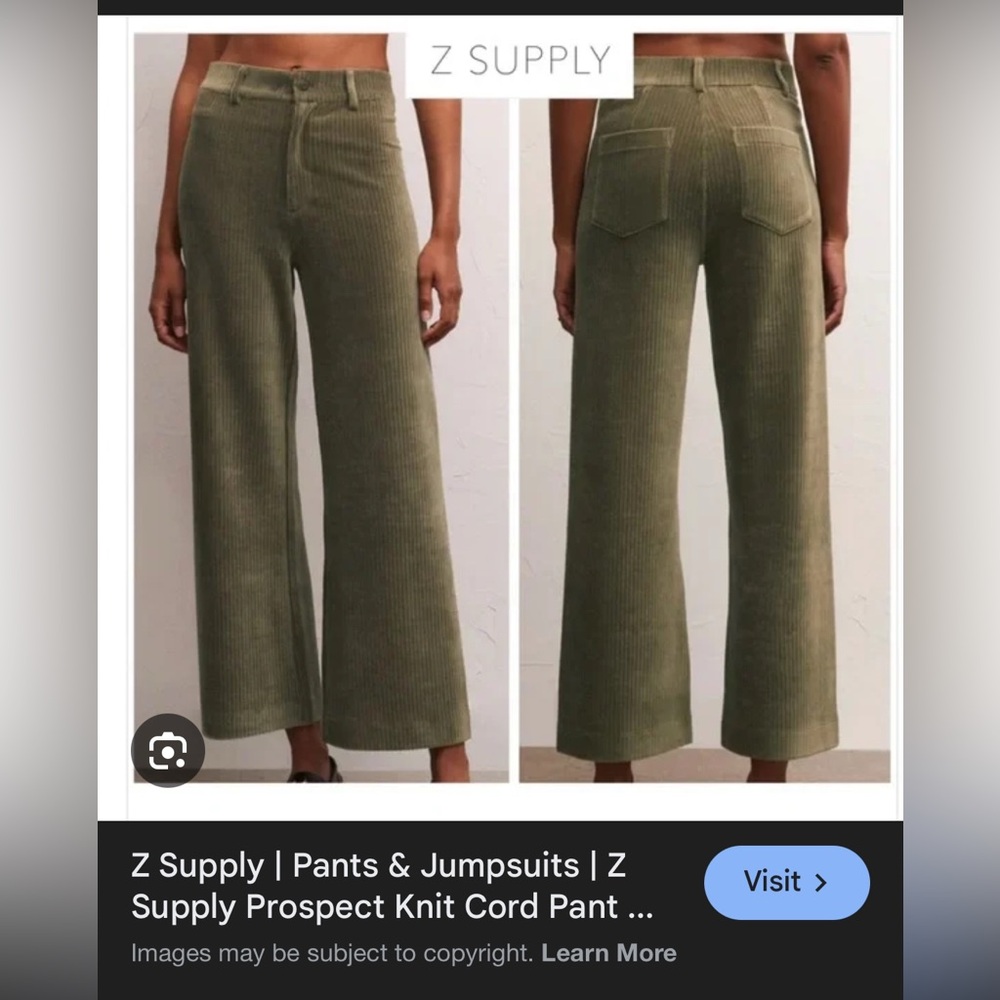 Z Supply Prospect knit cord pants